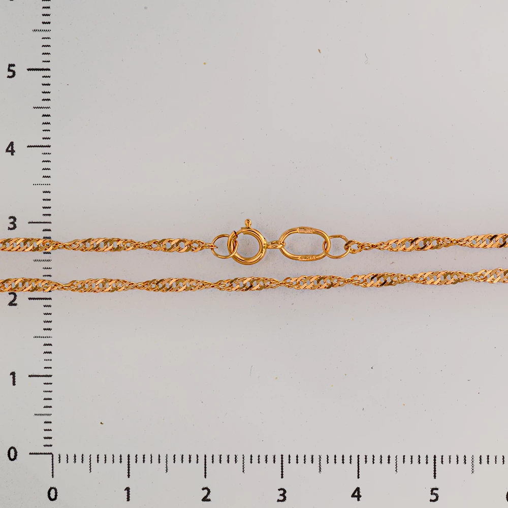Цепь из красного золота 585 пробы