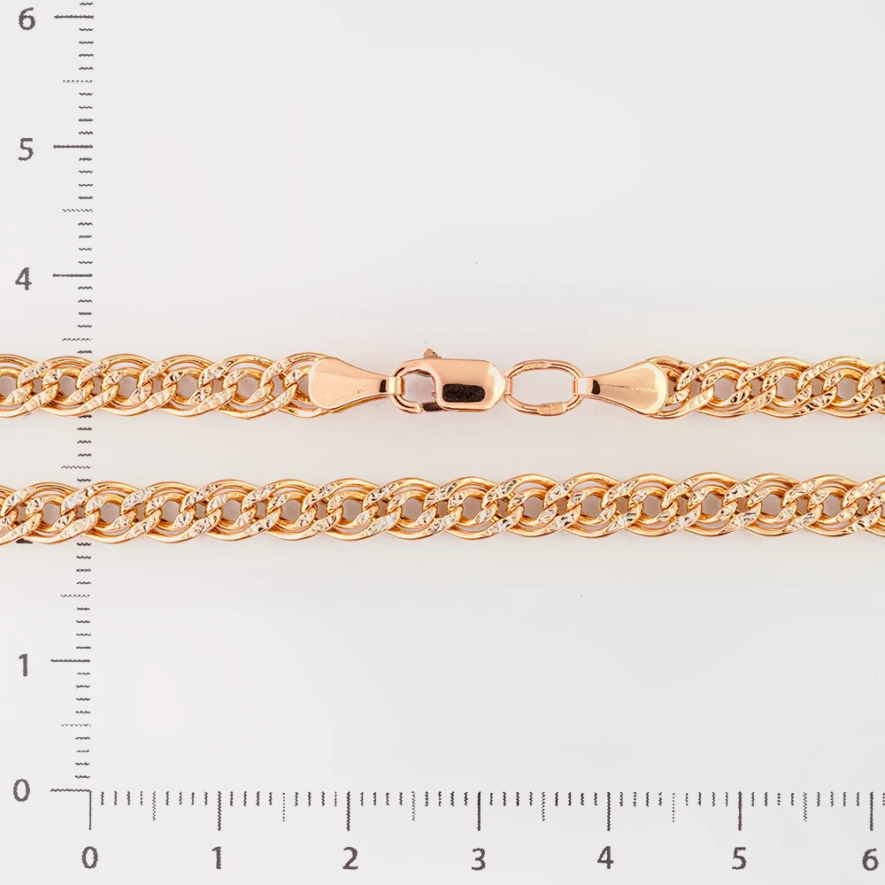 Цепь из красного золота 585 пробы