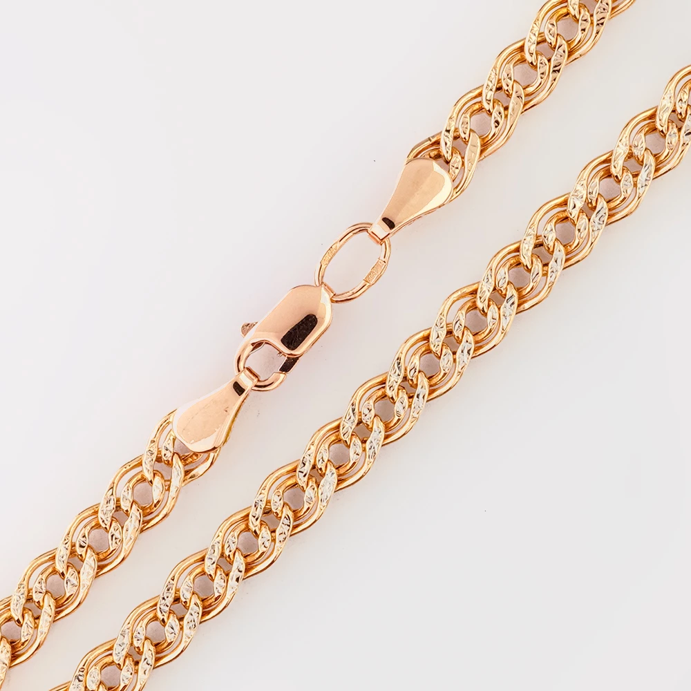 Цепь из красного золота 585 пробы