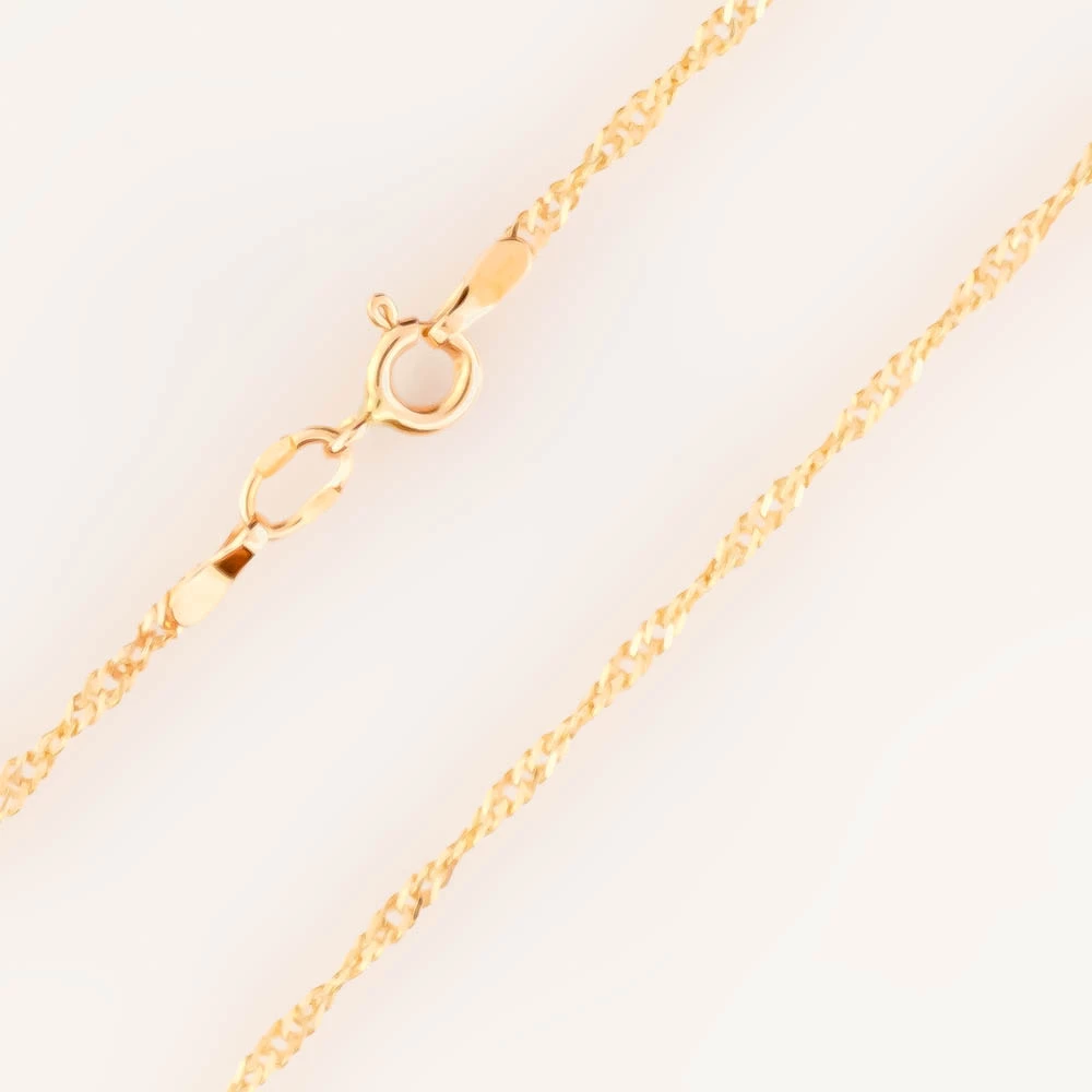 Цепь из красного золота 585 пробы