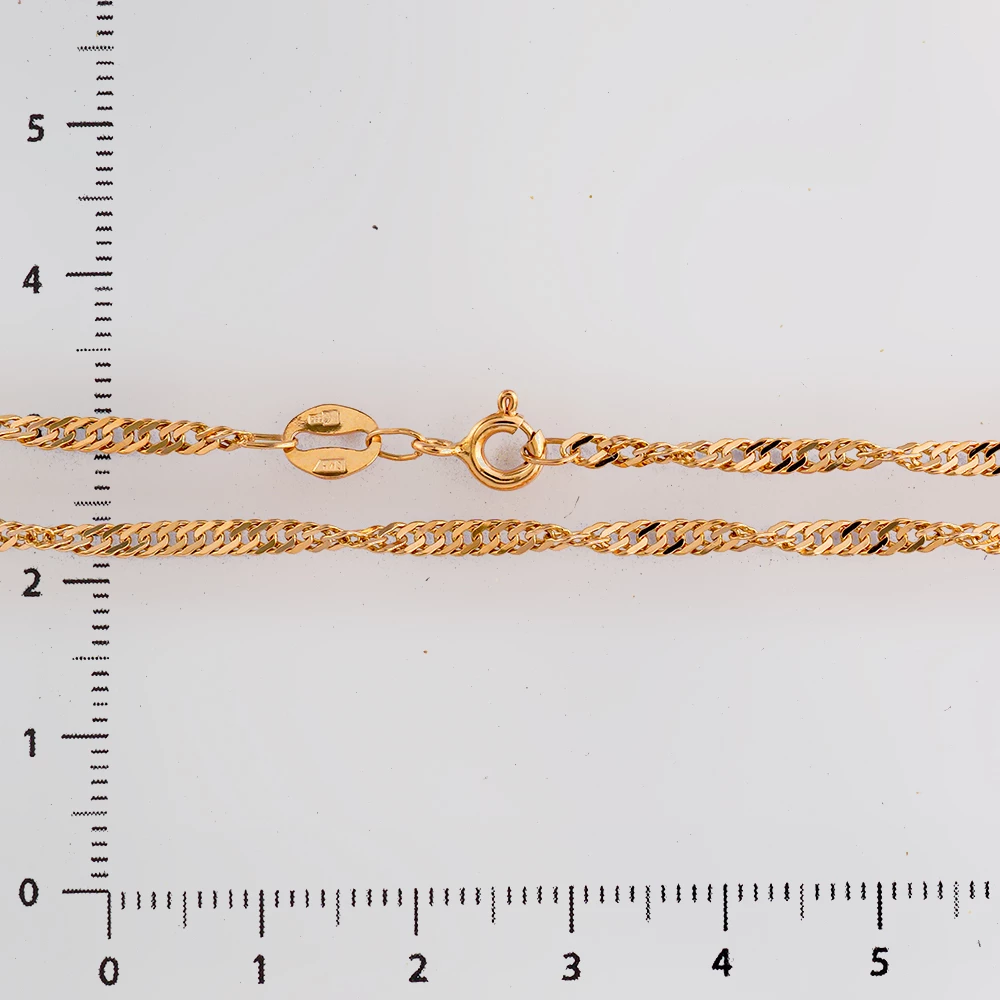 Цепь из красного золота 585 пробы