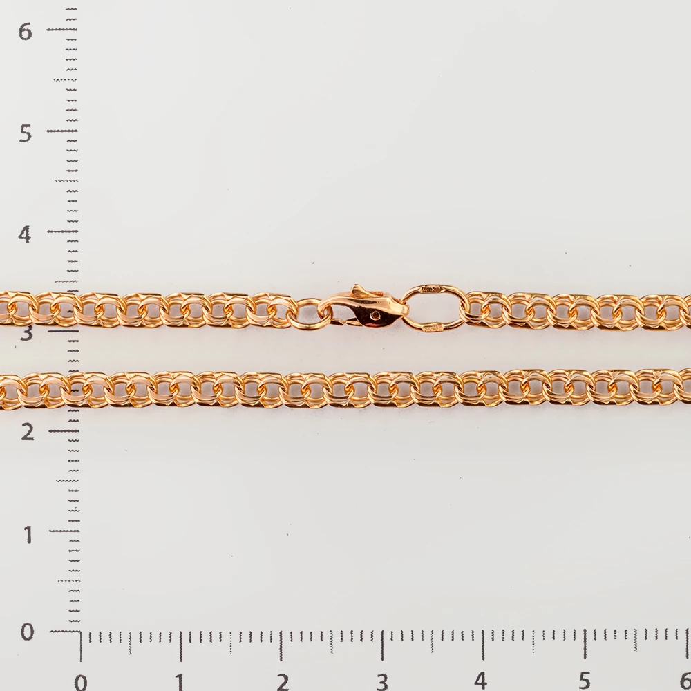 Цепь из красного золота 585 пробы