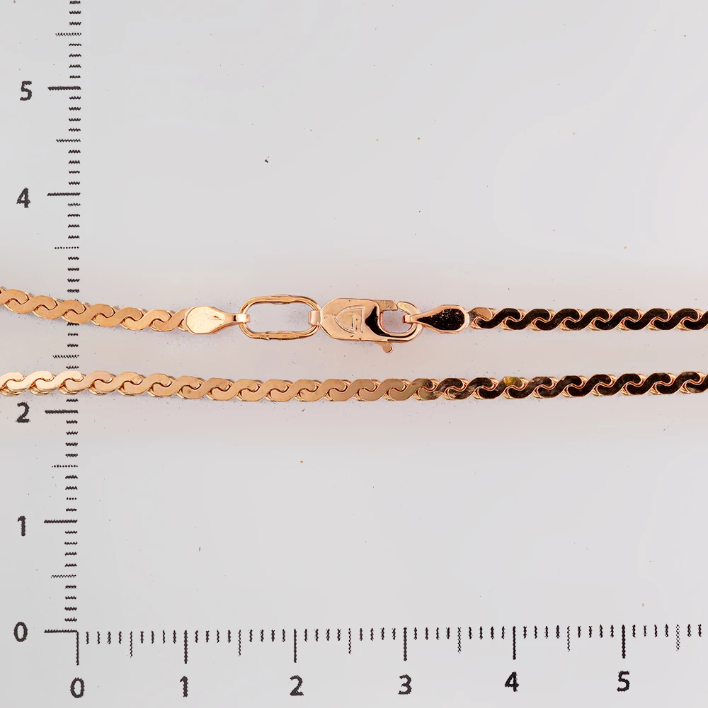 Цепь из красного золота 375 пробы