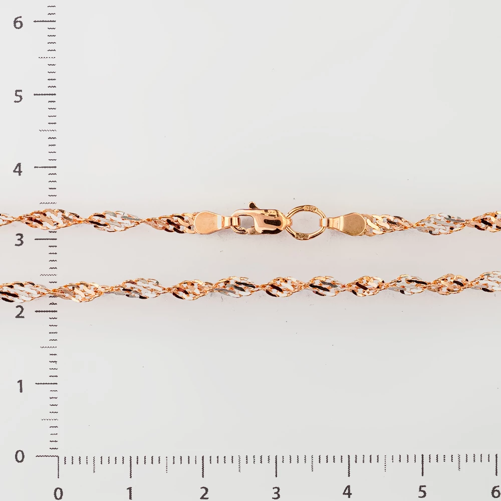 Цепь из красного золота 585 пробы