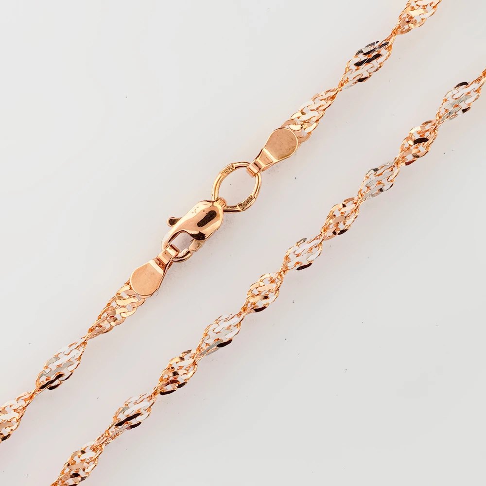 Цепь из красного золота 585 пробы