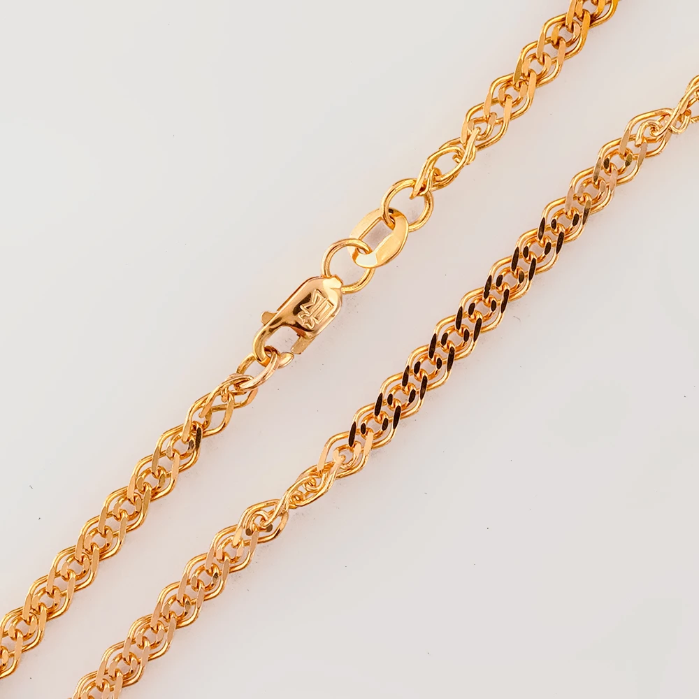 Цепь из красного золота 585 пробы