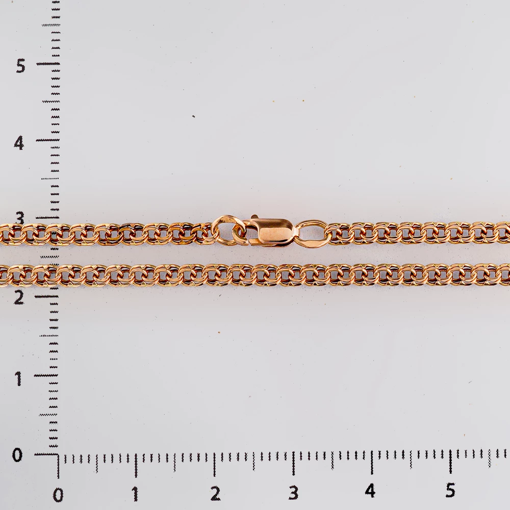 Цепь из красного золота 585 пробы