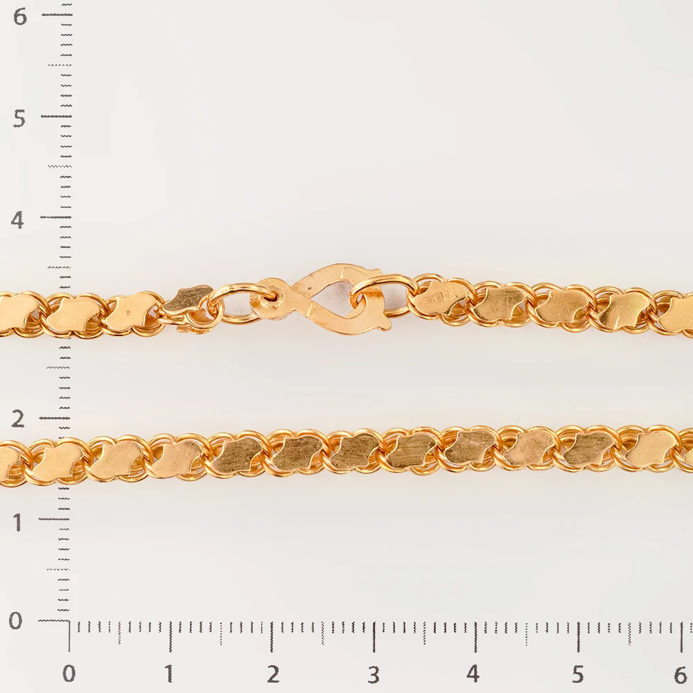 Цепь из красного золота 585 пробы