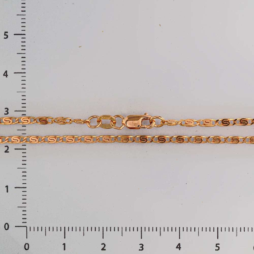 Цепь из красного золота 585 пробы
