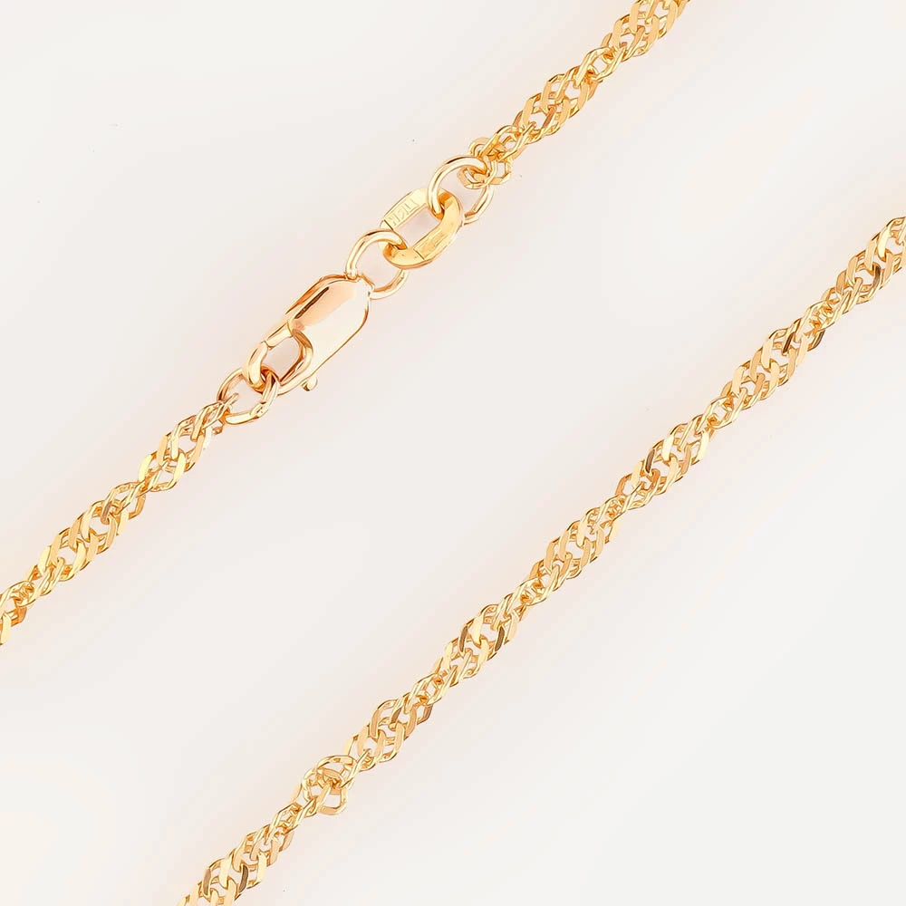 Цепь из красного золота 585 пробы