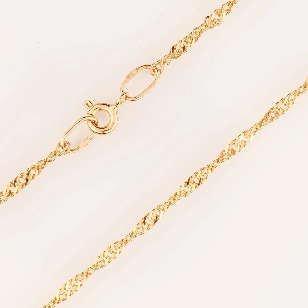 Цепь из красного золота 585 пробы