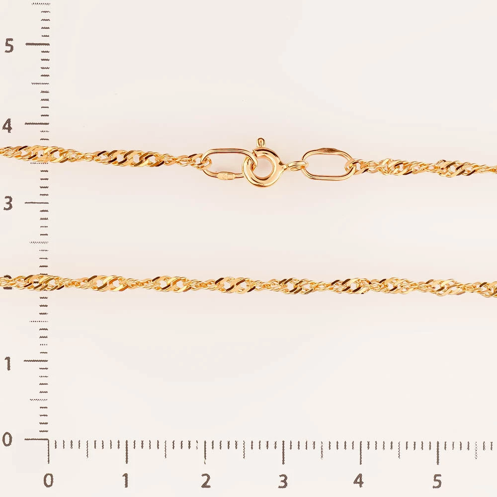 Цепь из красного золота 585 пробы