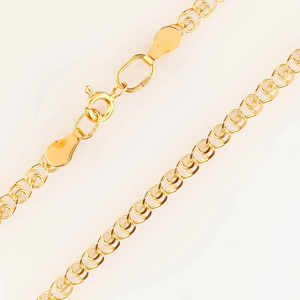 Цепь из красного золота 585 пробы