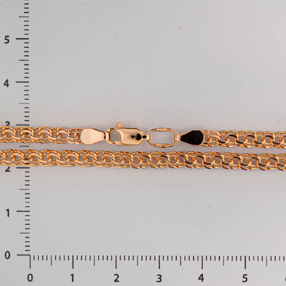 Цепь из красного золота 585 пробы