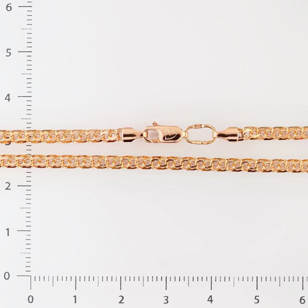 Цепь из красного золота 585 пробы