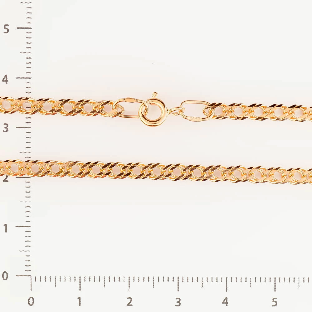 Цепь из красного золота 585 пробы