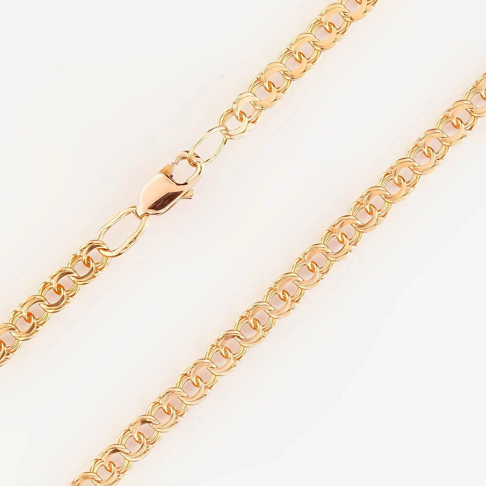 Цепь из красного золота 585 пробы