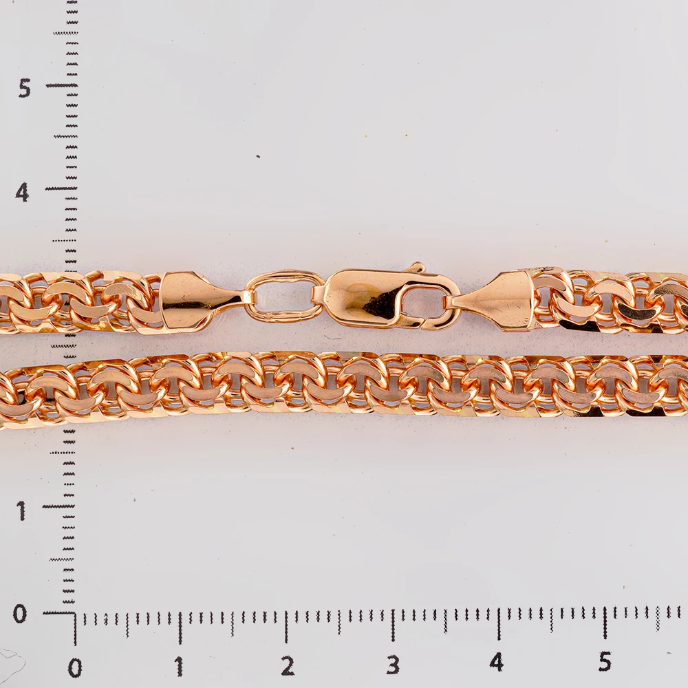 Цепь из красного золота 585 пробы