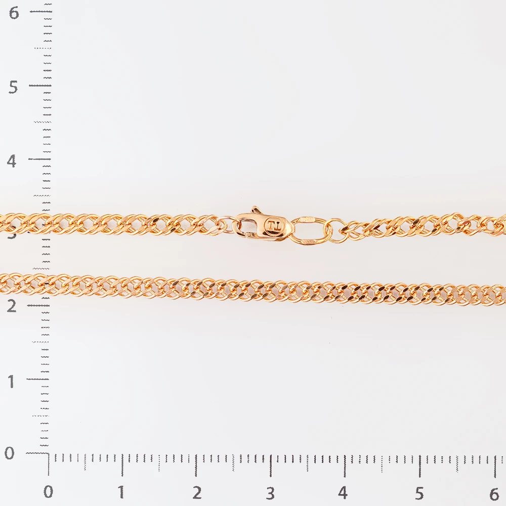 Цепь из красного золота 585 пробы