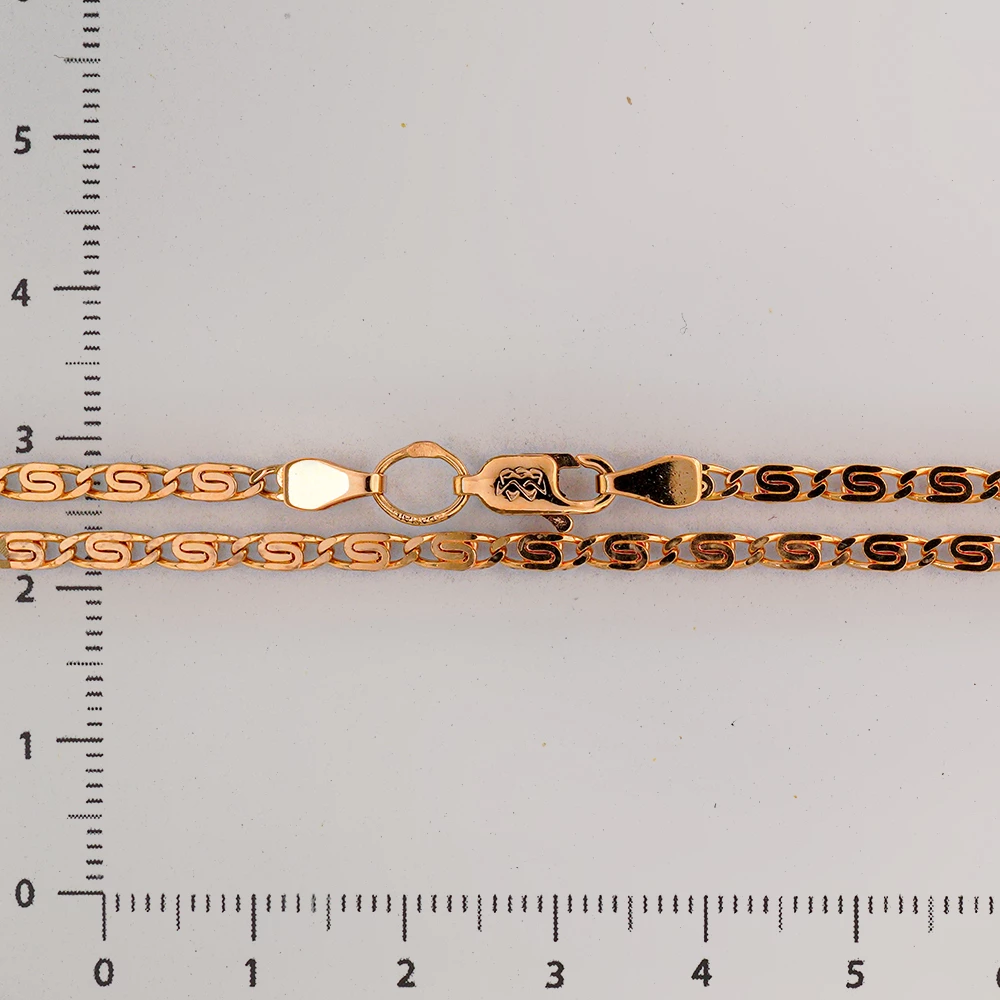 Цепь из красного золота 585 пробы