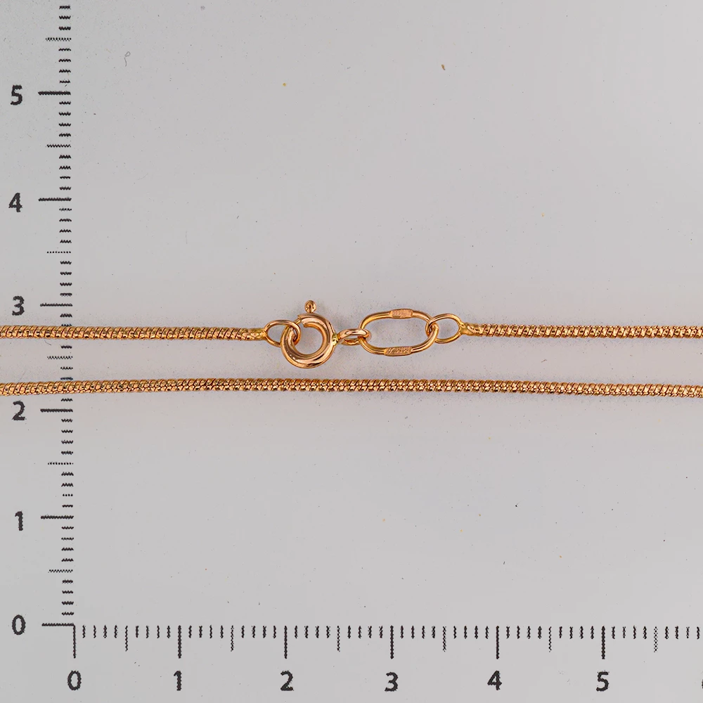 Цепь из красного золота 585 пробы