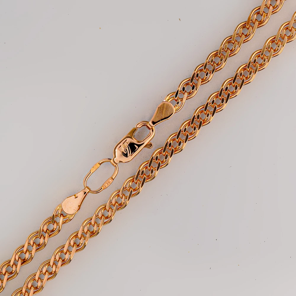 Цепь из красного золота 585 пробы