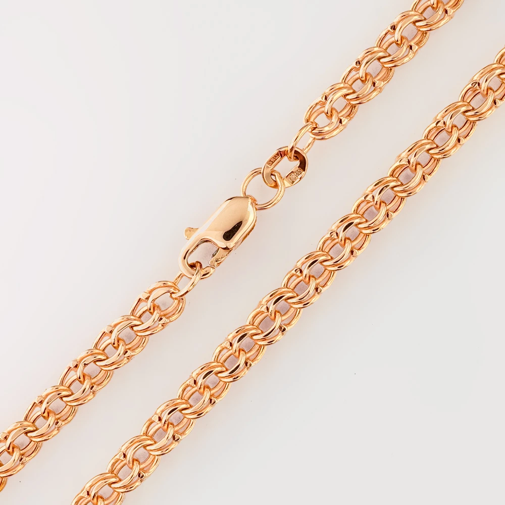 Цепь из красного золота 585 пробы