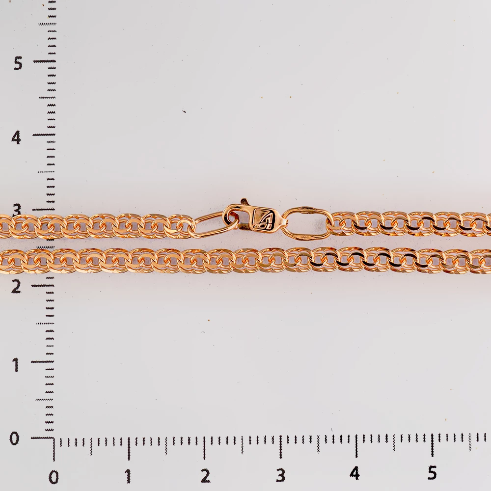 Цепь из красного золота 585 пробы