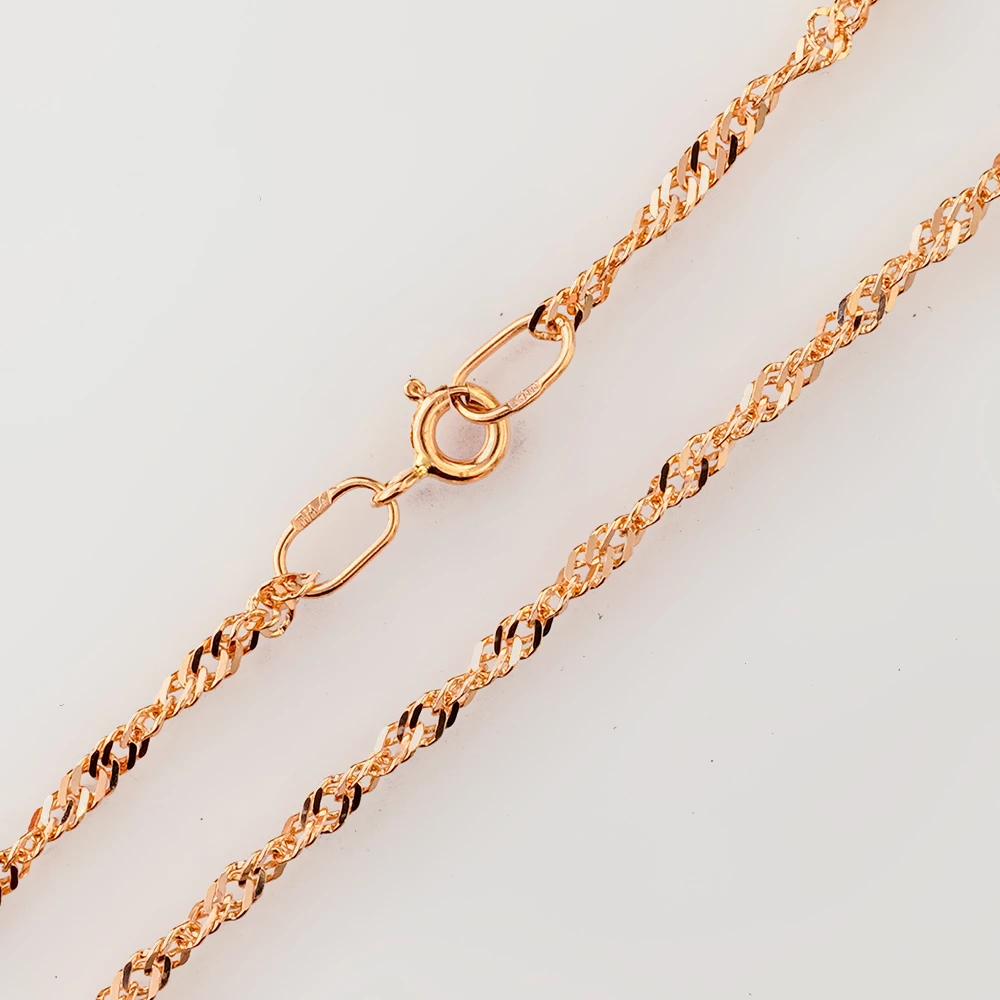 Цепь из красного золота 585 пробы