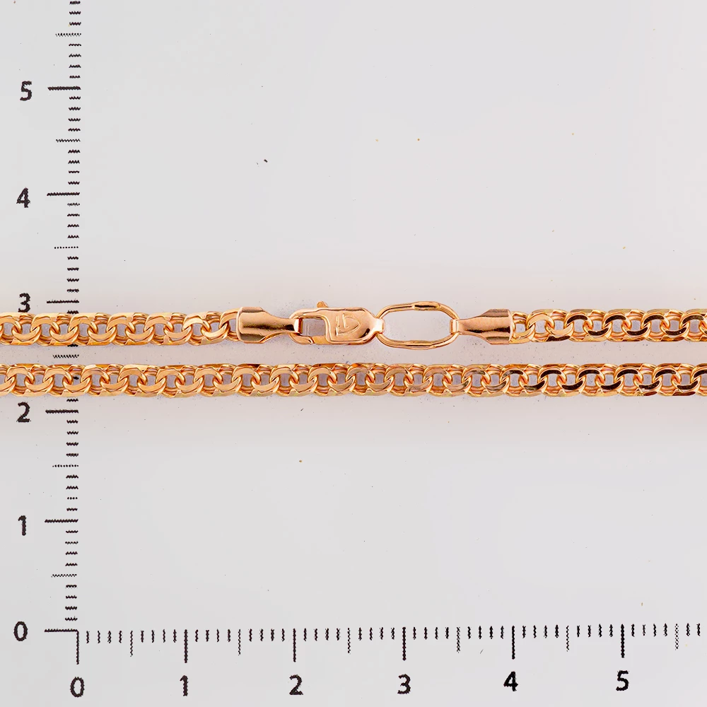 Цепь из красного золота 585 пробы