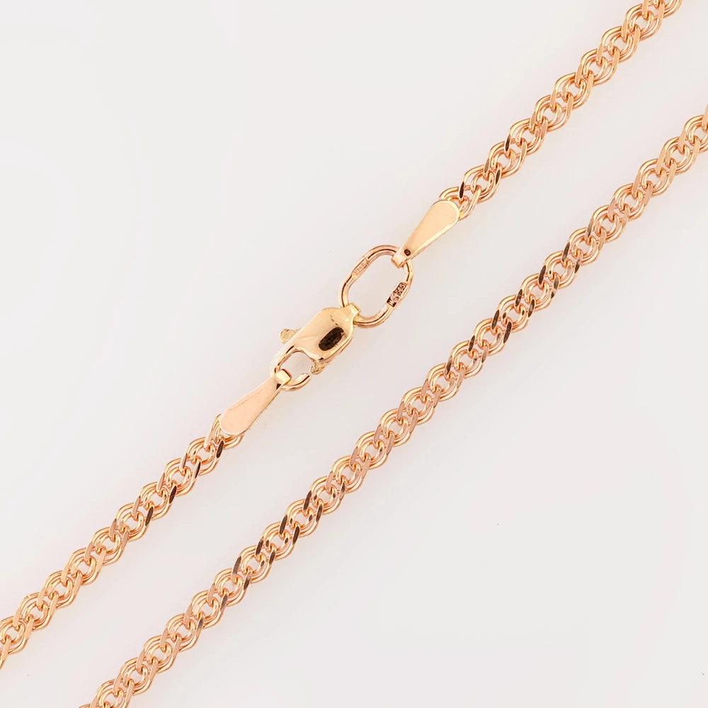 Цепь из красного золота 585 пробы