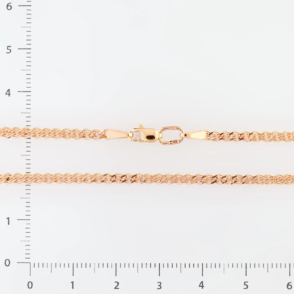 Цепь из красного золота 585 пробы