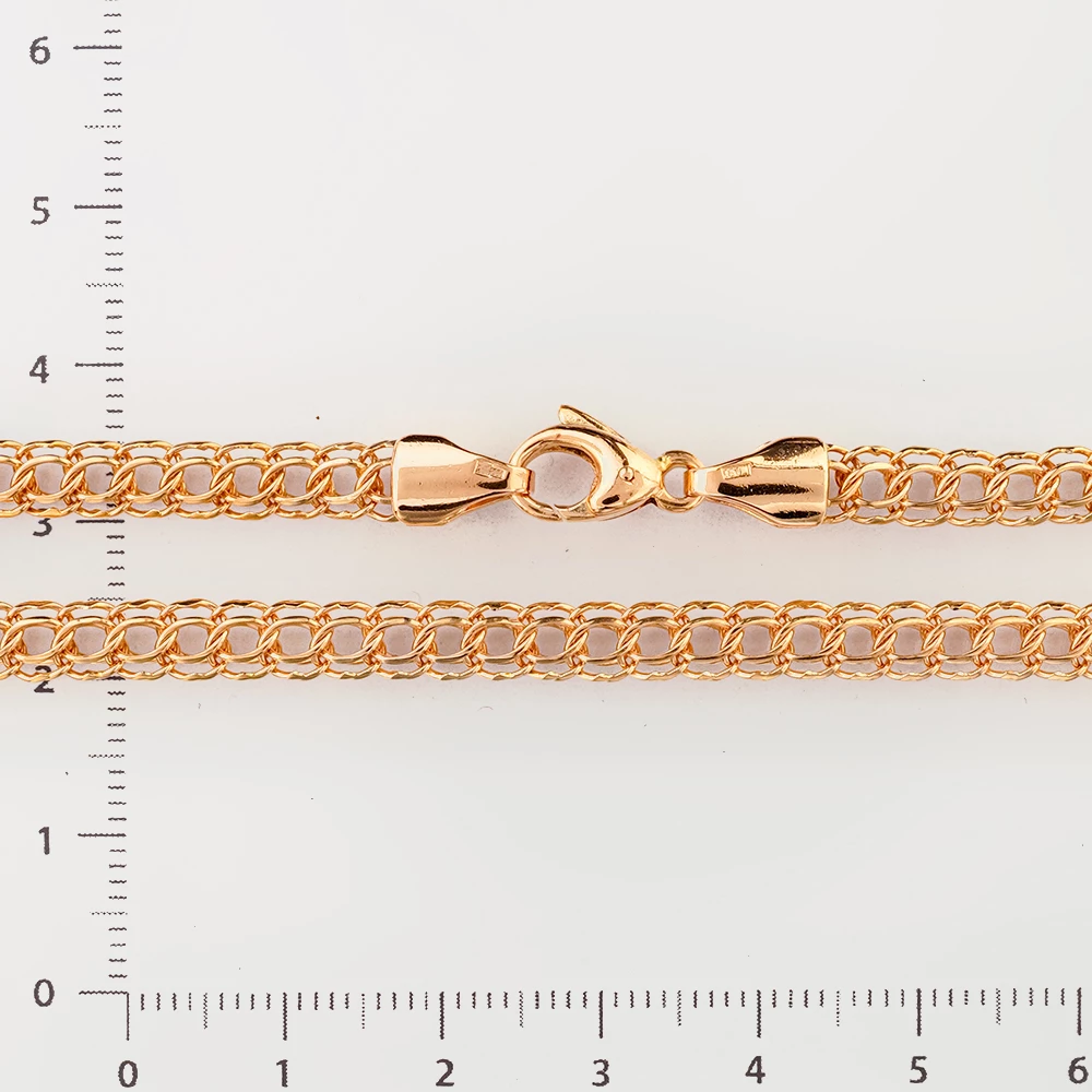 Цепь из красного золота 585 пробы