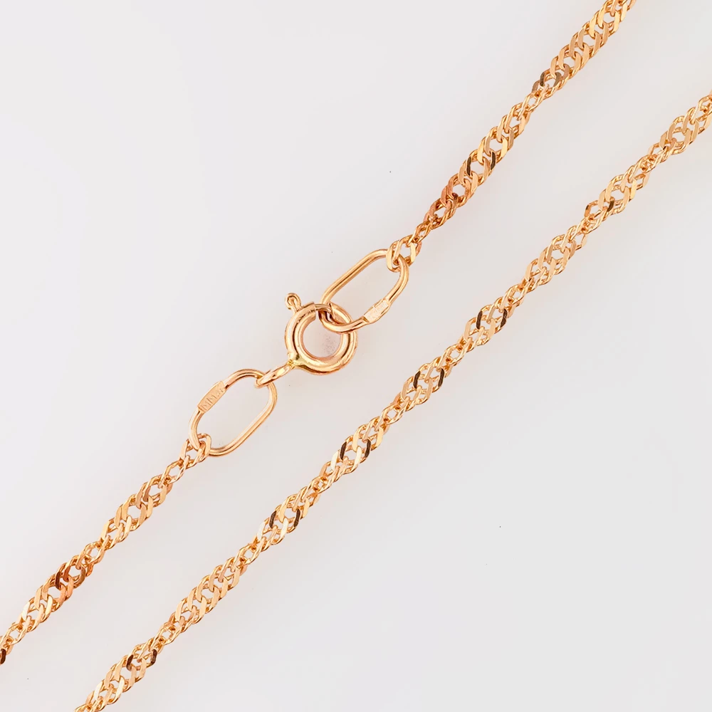 Цепь из красного золота 585 пробы