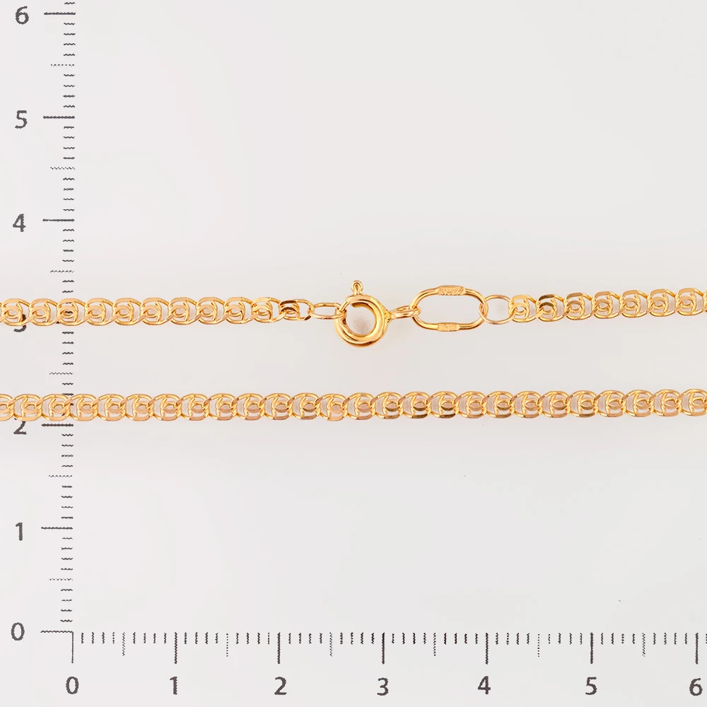 Цепь из красного золота 585 пробы