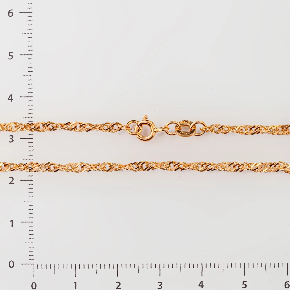 Цепь из красного золота 585 пробы