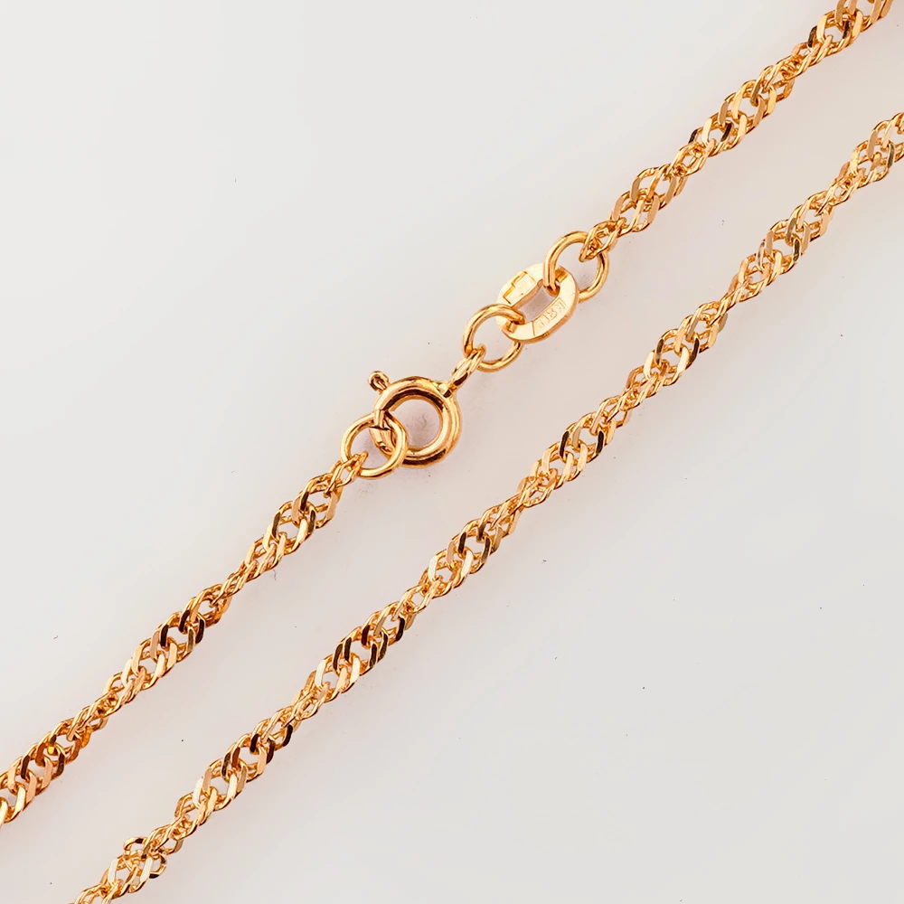 Цепь из красного золота 585 пробы