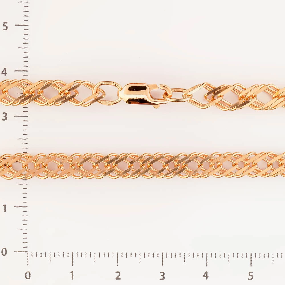 Цепь из красного золота 585 пробы