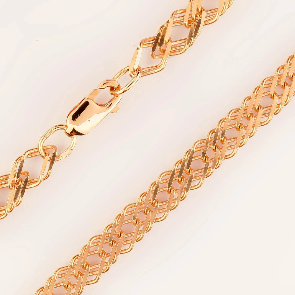 Цепь из красного золота 585 пробы