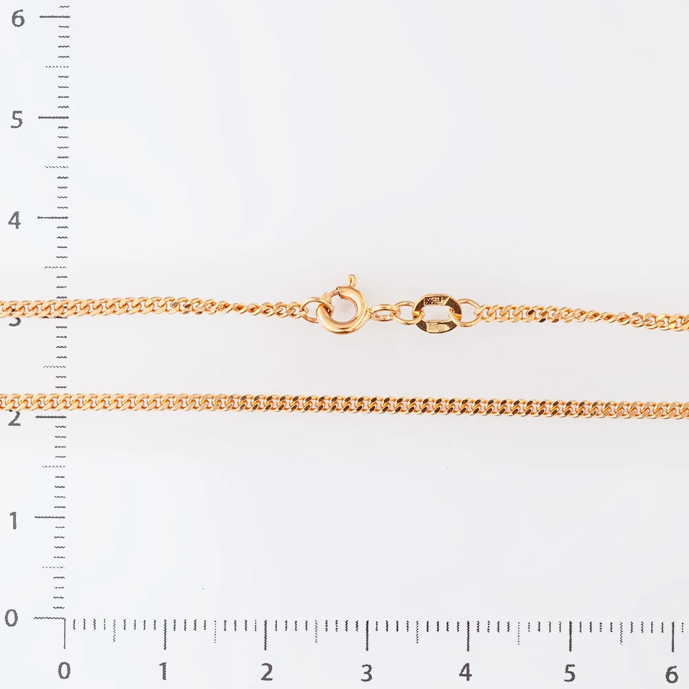 Цепь из красного золота 585 пробы