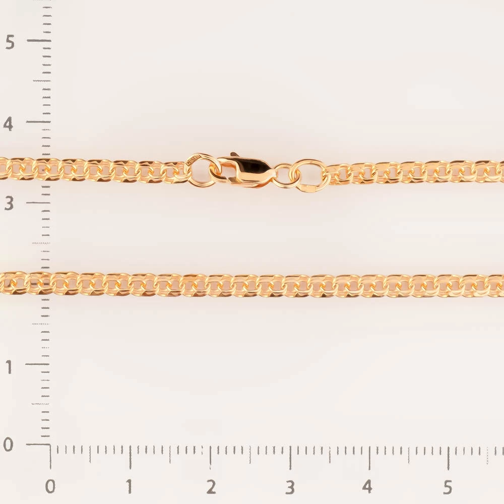 Цепь из красного золота 585 пробы
