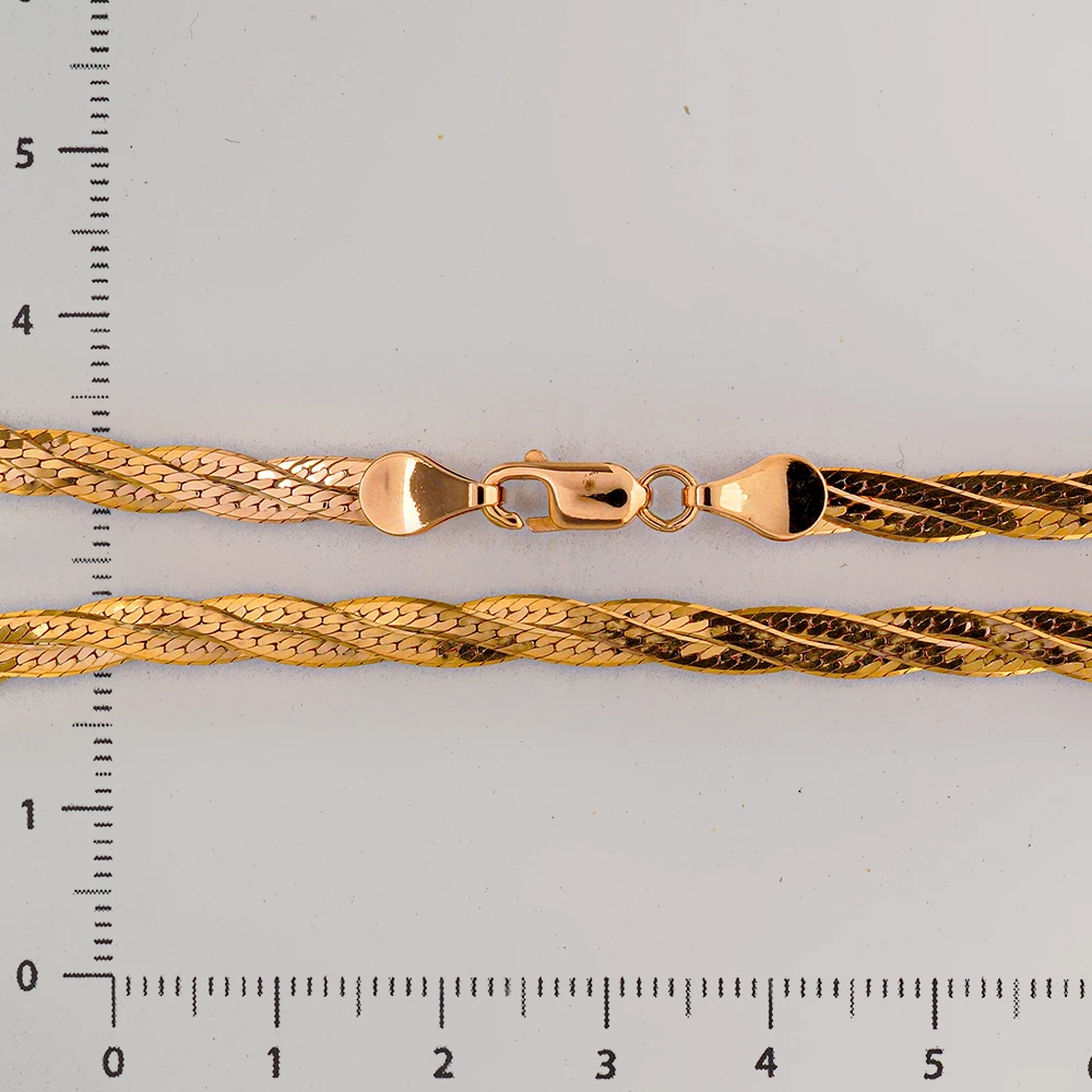 Цепь из красного золота 585 пробы