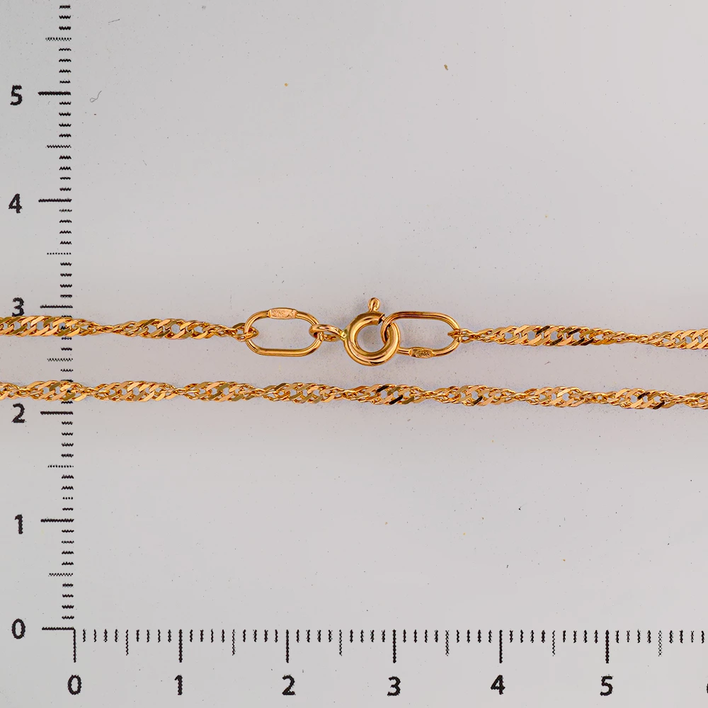 Цепь из красного золота 585 пробы