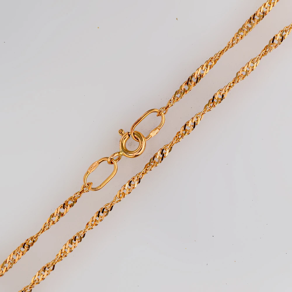 Цепь из красного золота 585 пробы