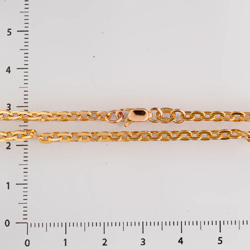 Цепь из красного золота 585 пробы