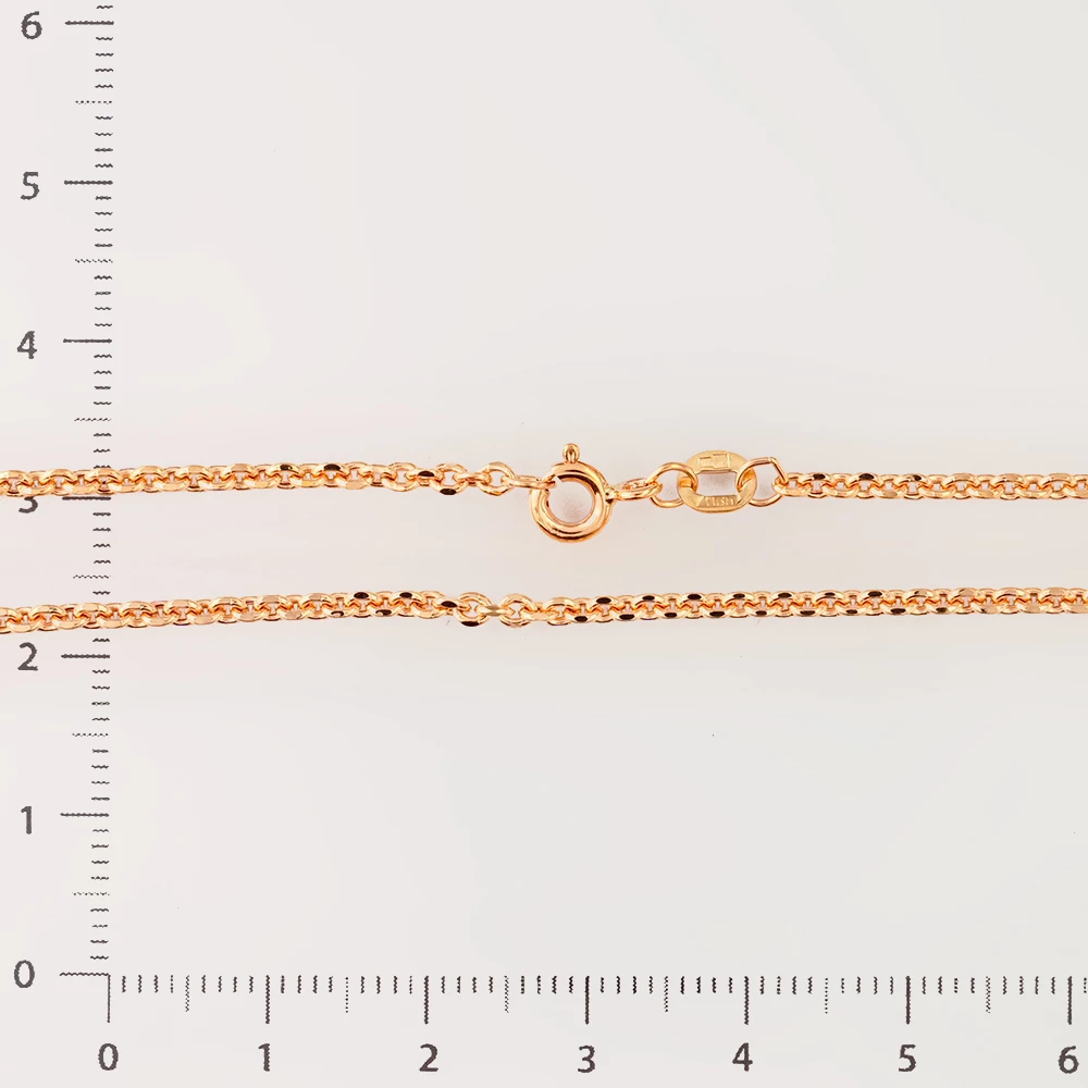 Цепь из красного золота 585 пробы