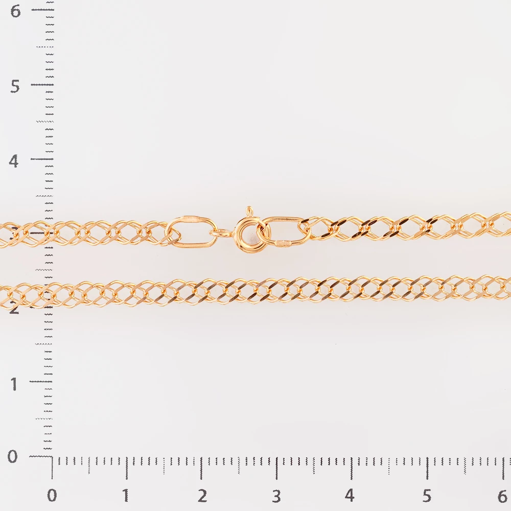 Цепь из красного золота 585 пробы