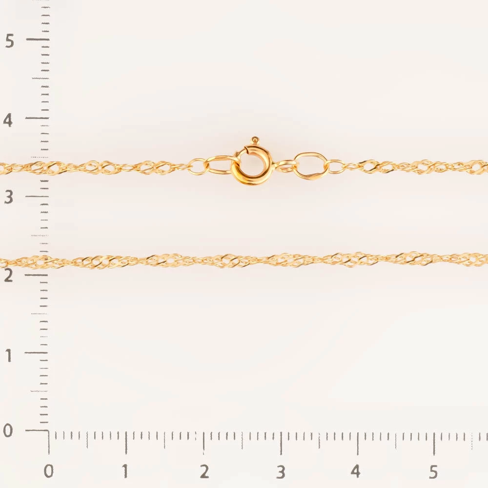 Цепь из красного золота 585 пробы