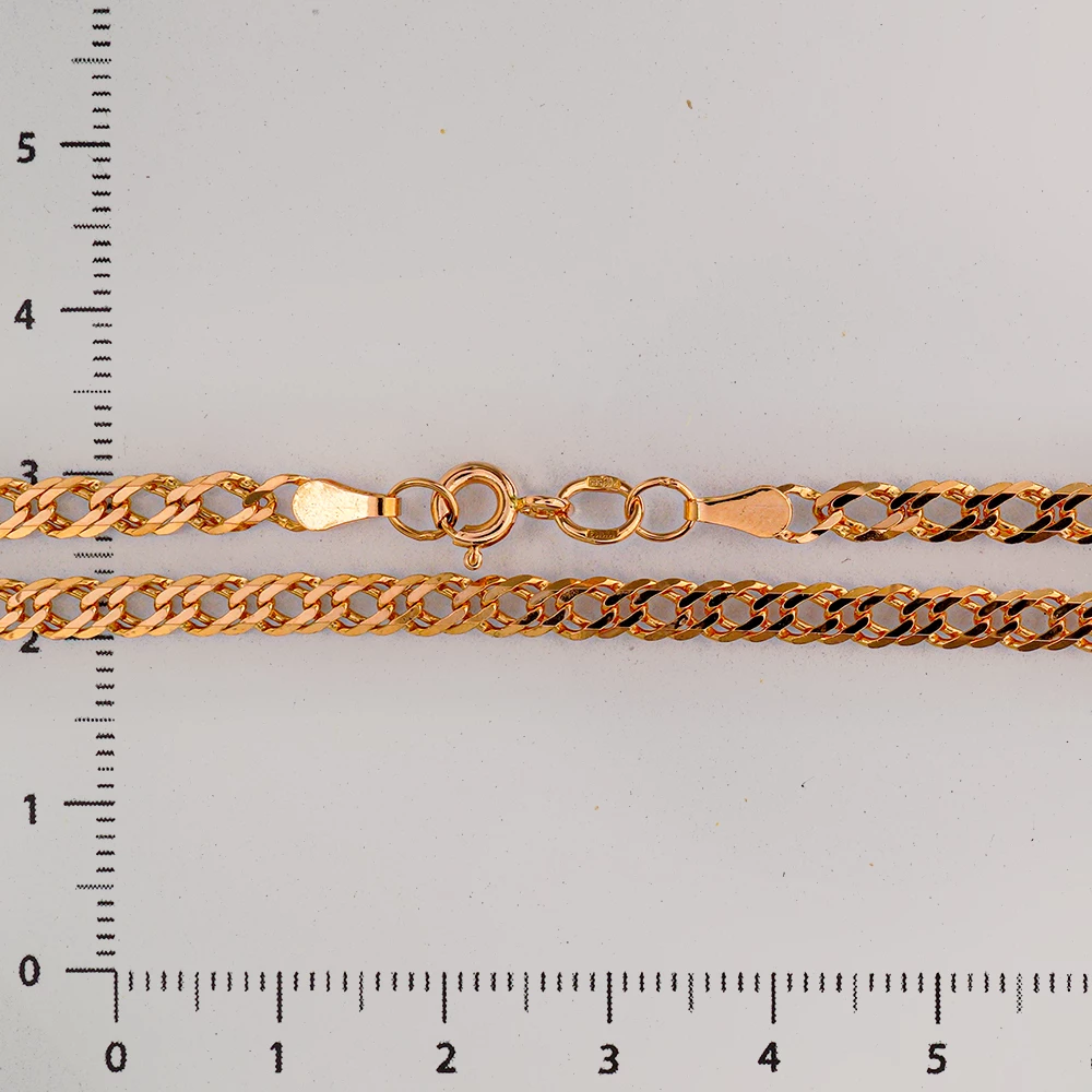 Цепь из красного золота 585 пробы
