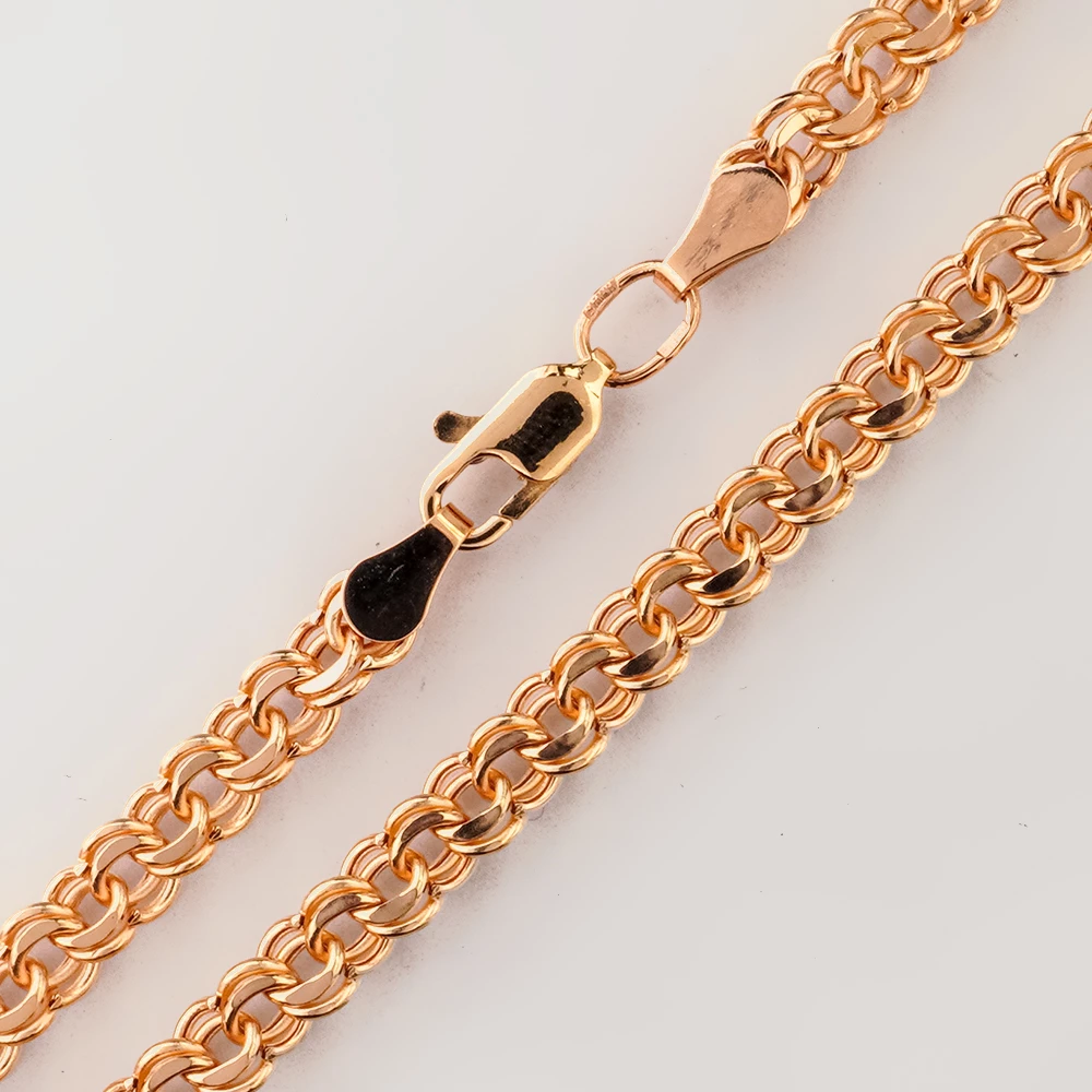 Цепь из красного золота 585 пробы